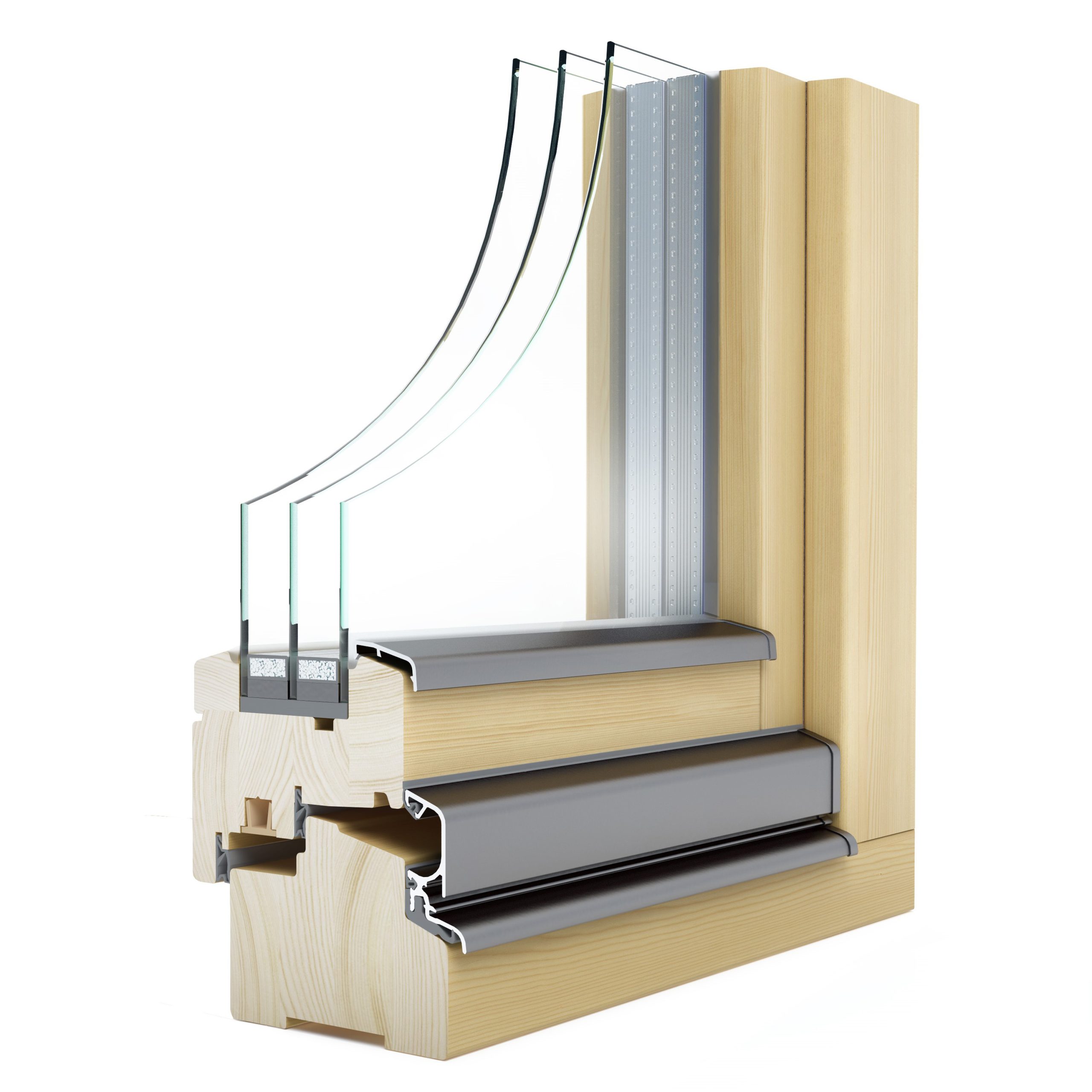 Holzfenster Natura Optimo mit exzellenter Wärmedämmung.